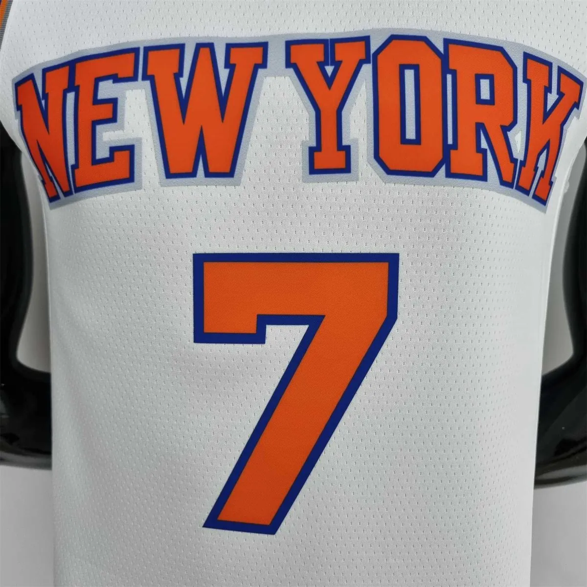 75th Anniversary Anthony #7 New York Knicks White NBA Jersey 2