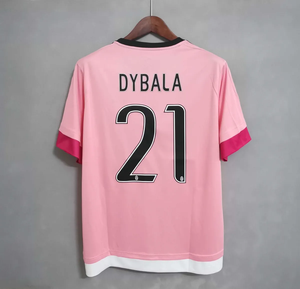 15-16 Juventus away pink Retro Football Jersey S-2XL 1