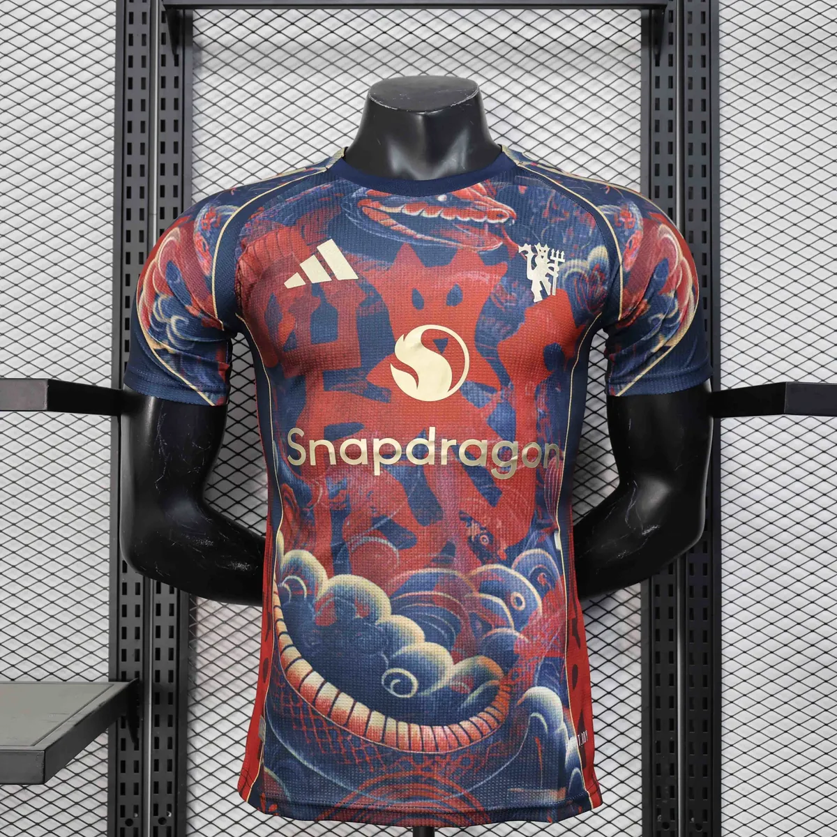 25-26 Manchester United Chinese Dragon Special Edition Player Version Shirt AAAAJersey Dropship 3
