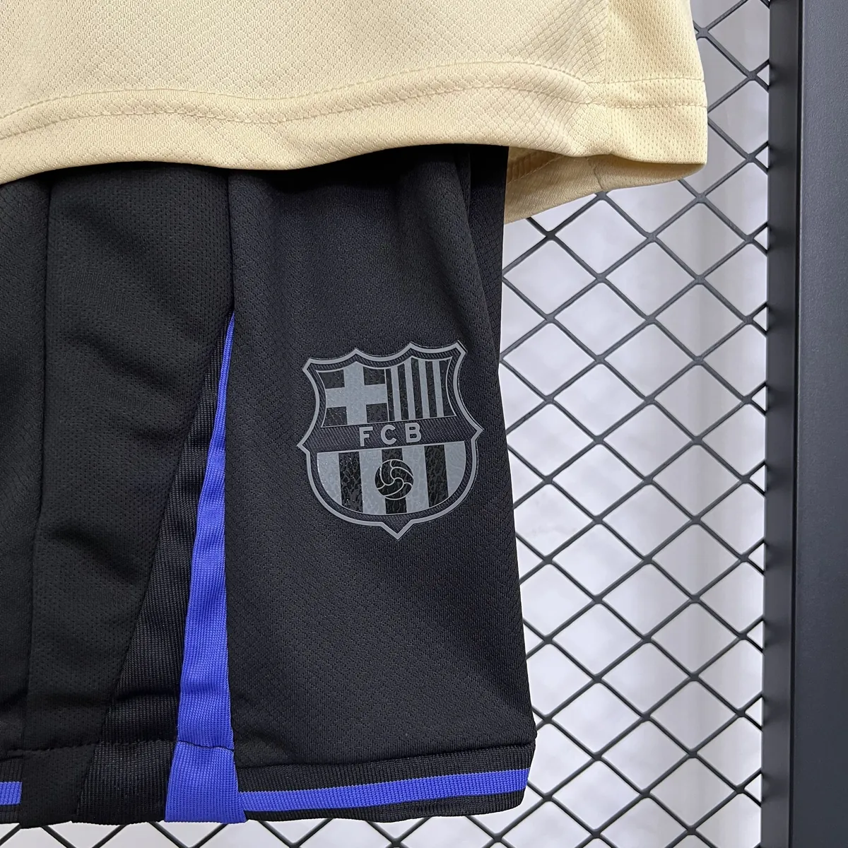 25-26 Barcelona Away Kid Kits Youth Apparels Sport AAAAJersey Supplier Yupoo 5