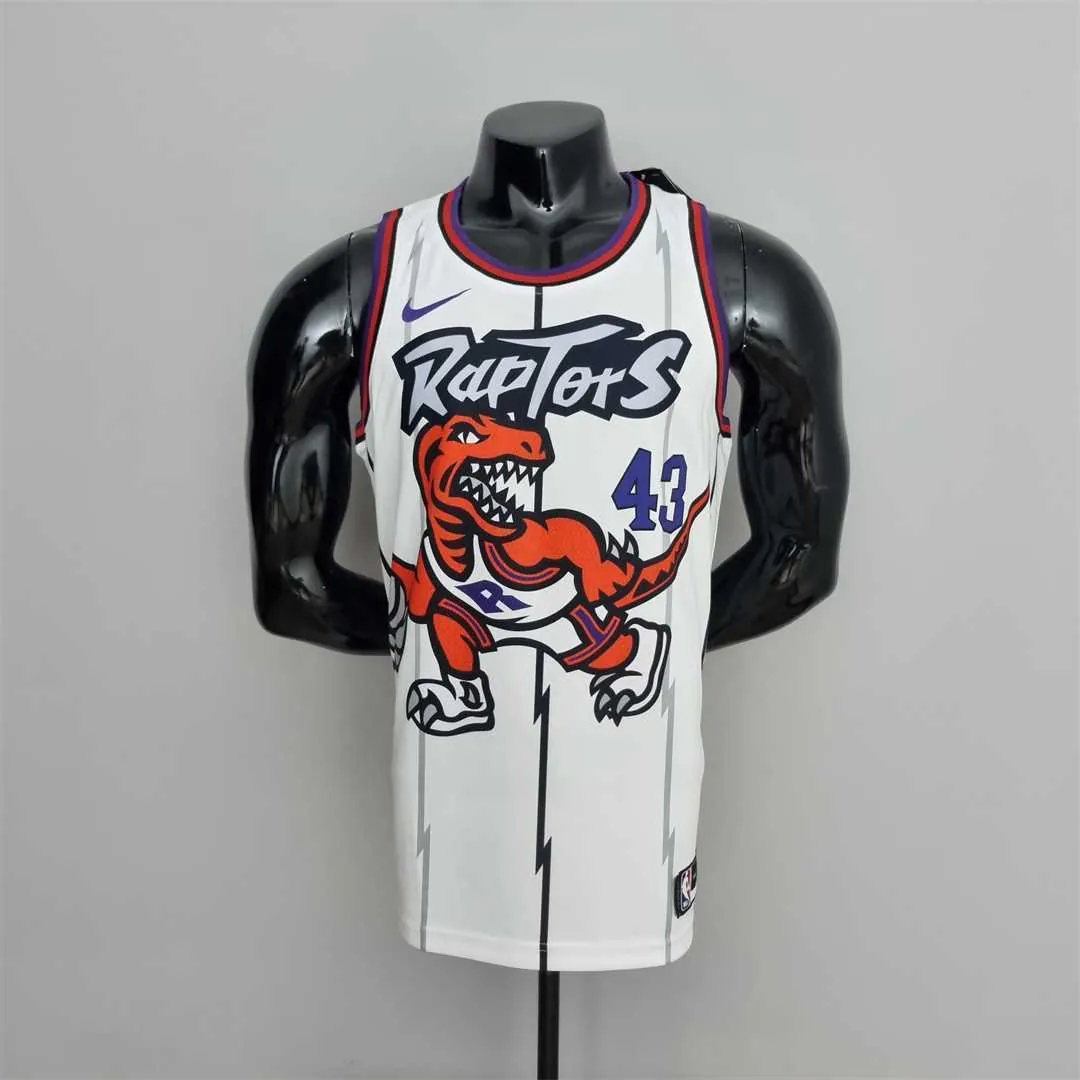 Toronto Raptors SIAKAM #43 White NBA Jersey 9