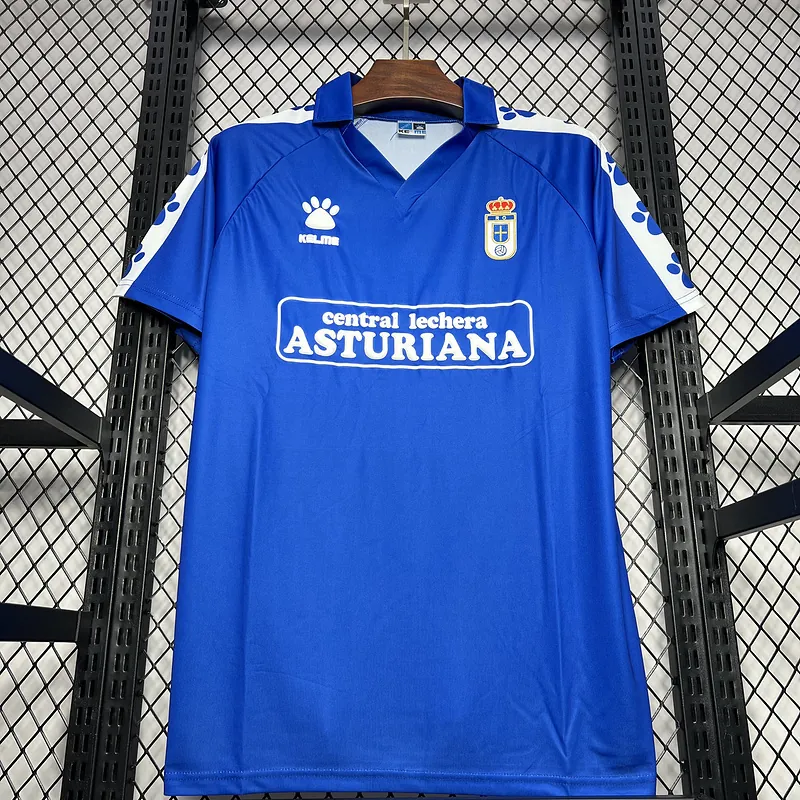 90-91 Real Oviedo Home Retro Kit Vintage Uniform AAAAJersey Supplier Yupoo 6
