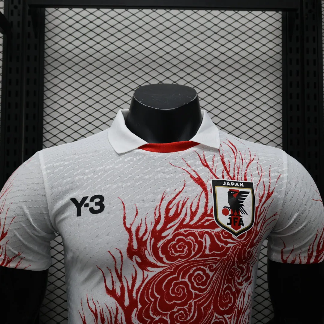 2024 Japan Y3 Hat Trick with Its Fiery Special Edition Player Version Shirt 2