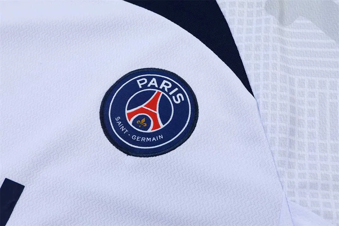 22-23 PSG Training Suit Short Sleeve Kit White1684405252000 2