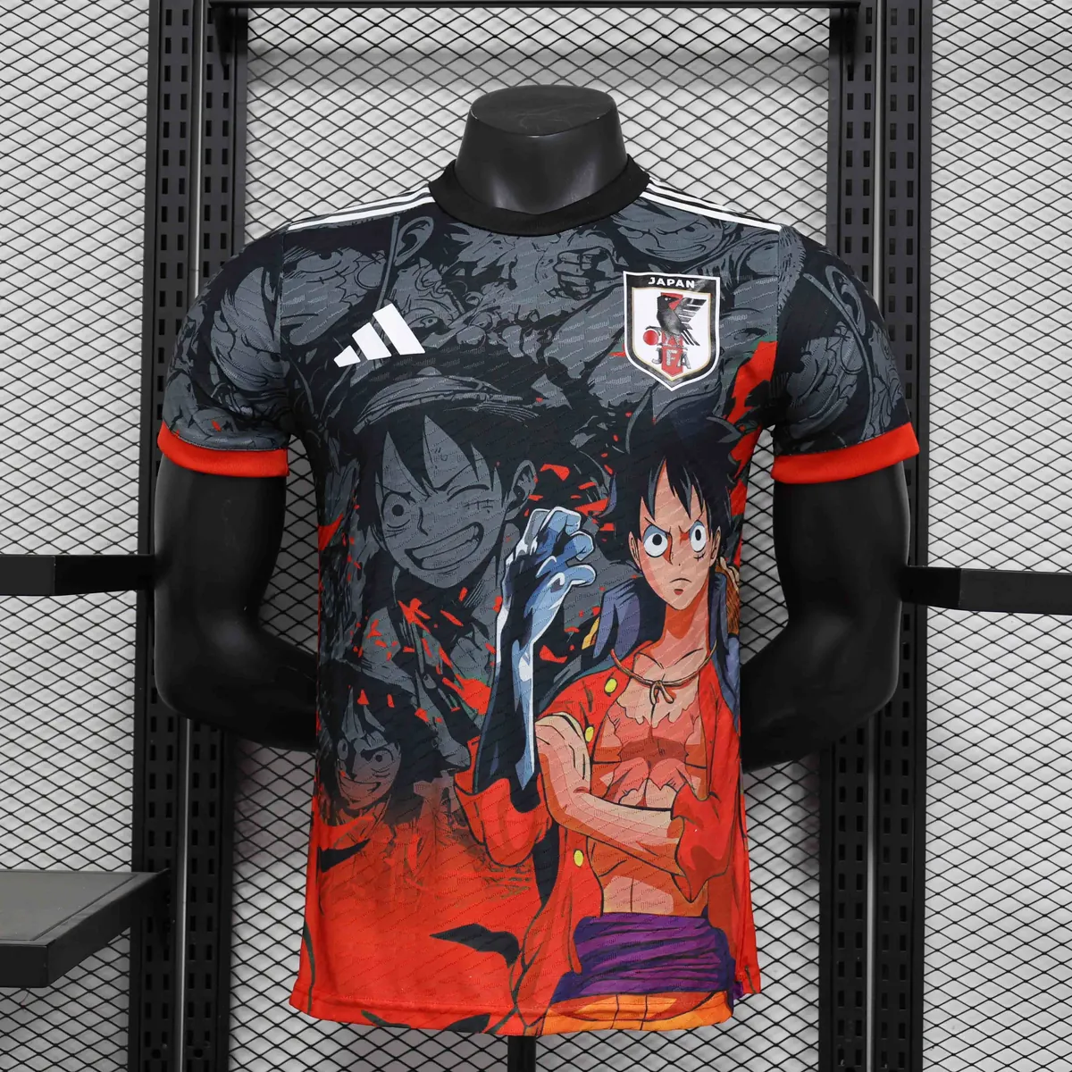 2024 Japan Luffy One Piece Red Special Edition Player Version Shirt AAAAJersey Supplier Yupoo 2