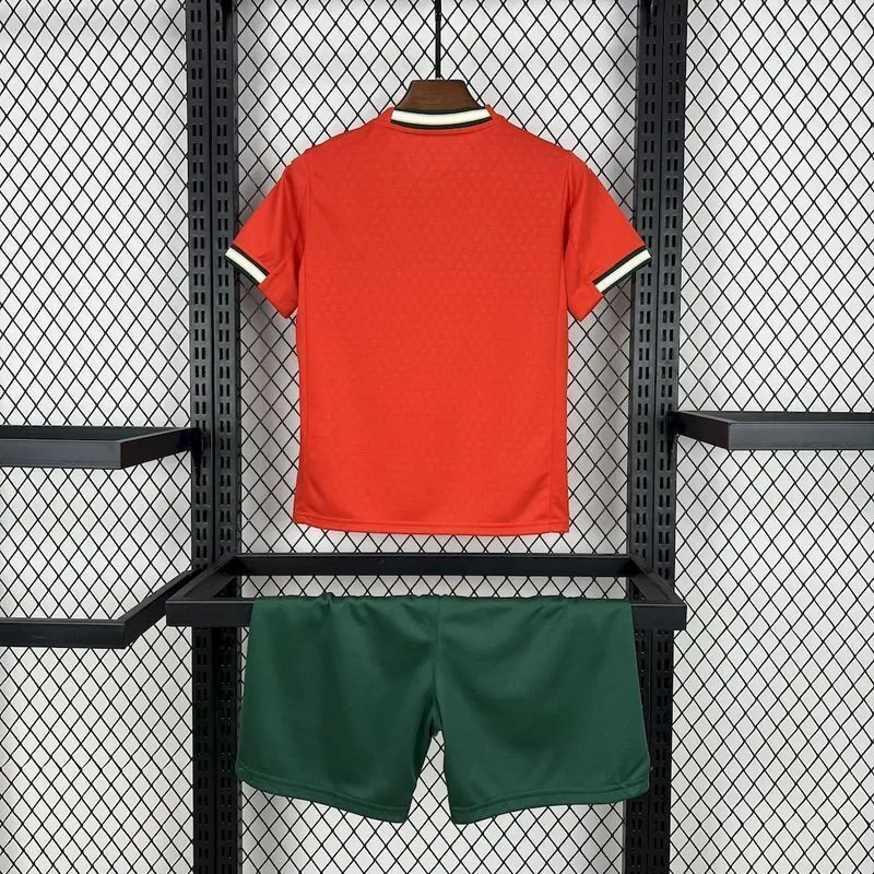25-26 Portugal Home Kid Kits Youth Apparels Soccer AAAAJersey Yupoo 5
