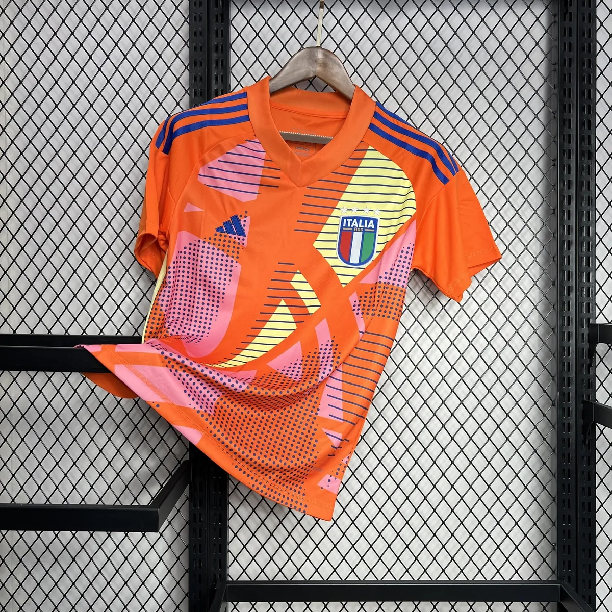 2024 Italy Euro Goalkeeper Kit Uniform Futbol T-Shirt AAAAJerseys Dropshipping Yupoo 6