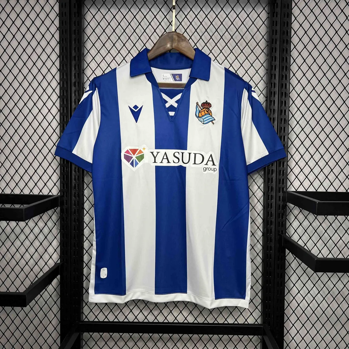 24-25 Real Sociedad Home Kit Soccer Uniform AAAAJerseys Dropshipping Yupoo 6