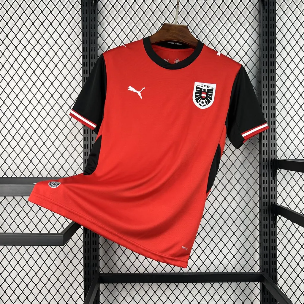 World Cup 2026 Austria Home Mens Kit Soccer T-Shirt AAAAJersey Wholesale Yupoo 7 12