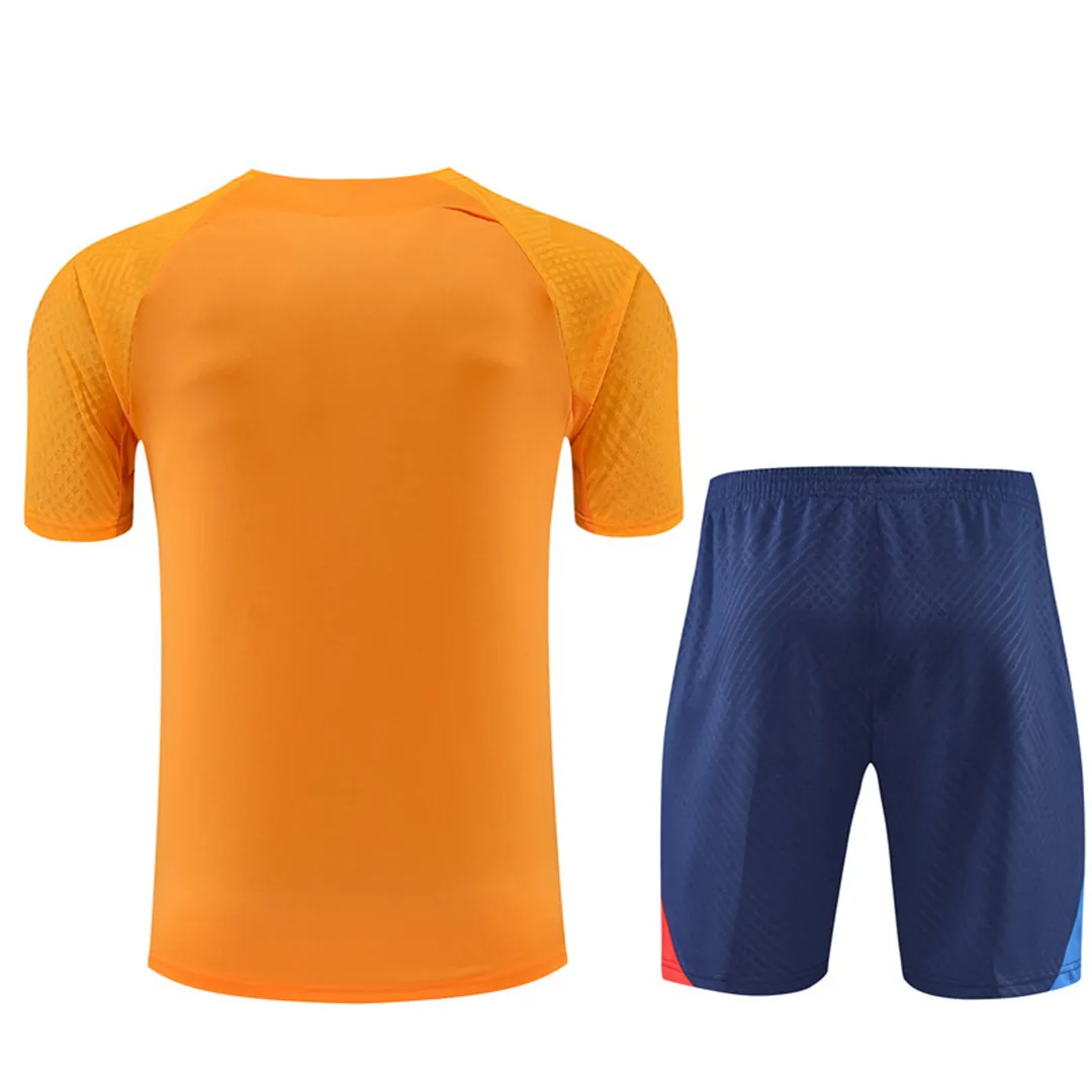 22-23 Barcelona training suit yellow 3