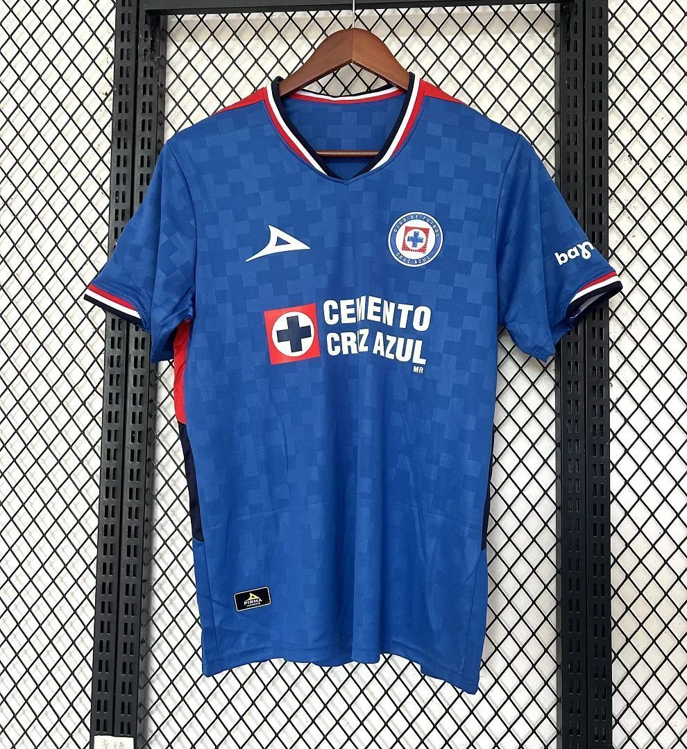 25-26 Cruz Azul Home Kit Soccer T-Shirt Sino AAAAJersey Supply Yupoo 6