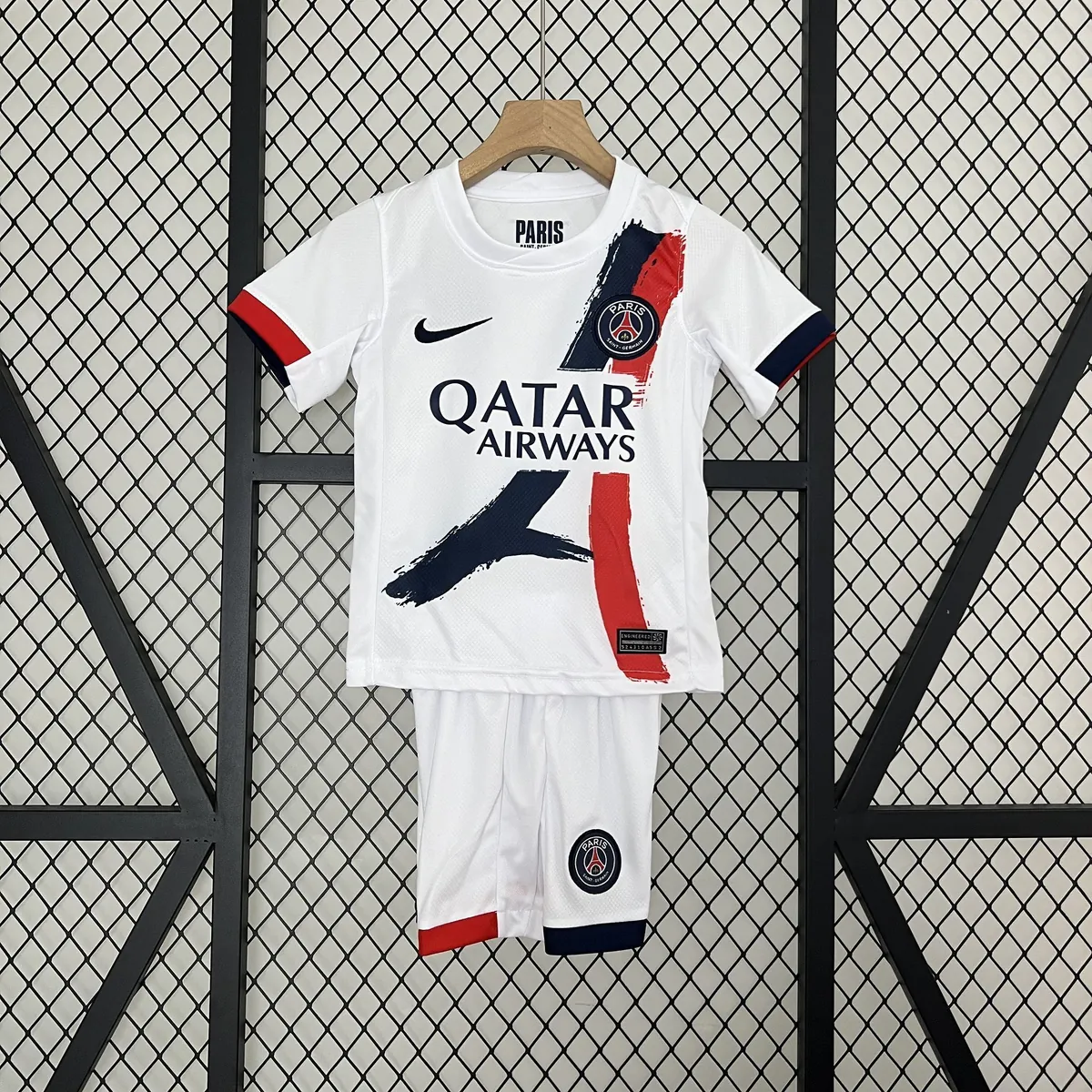 24-25 PSG Away Kid Kits Youth Apparels Sport AAAAJersey Yupoo 9