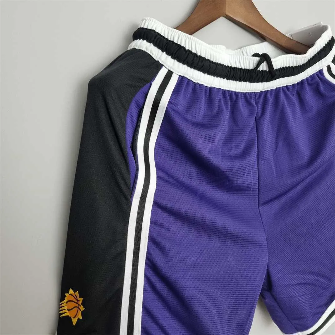 2022 Phoenix Suns NBA US Training Shorts Purple 4