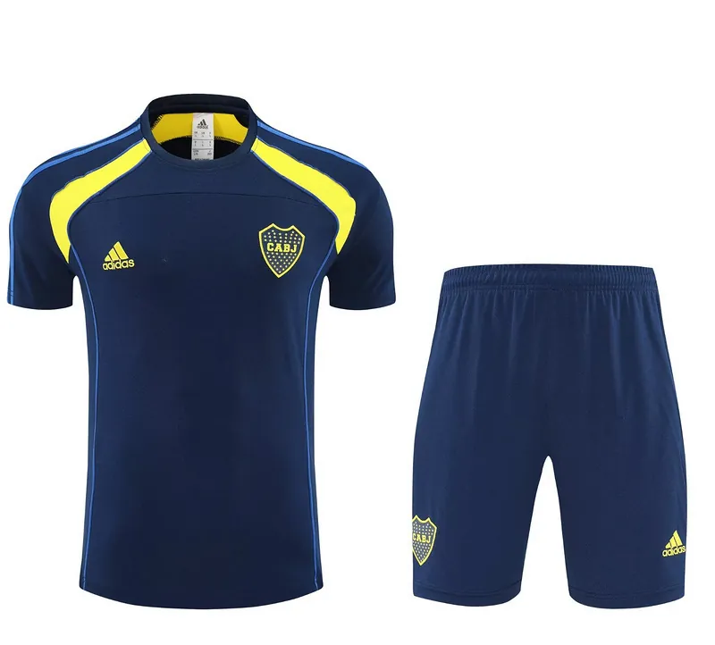 25-26 Boca Juniors Navy Training Kits Football Tracksuits 3