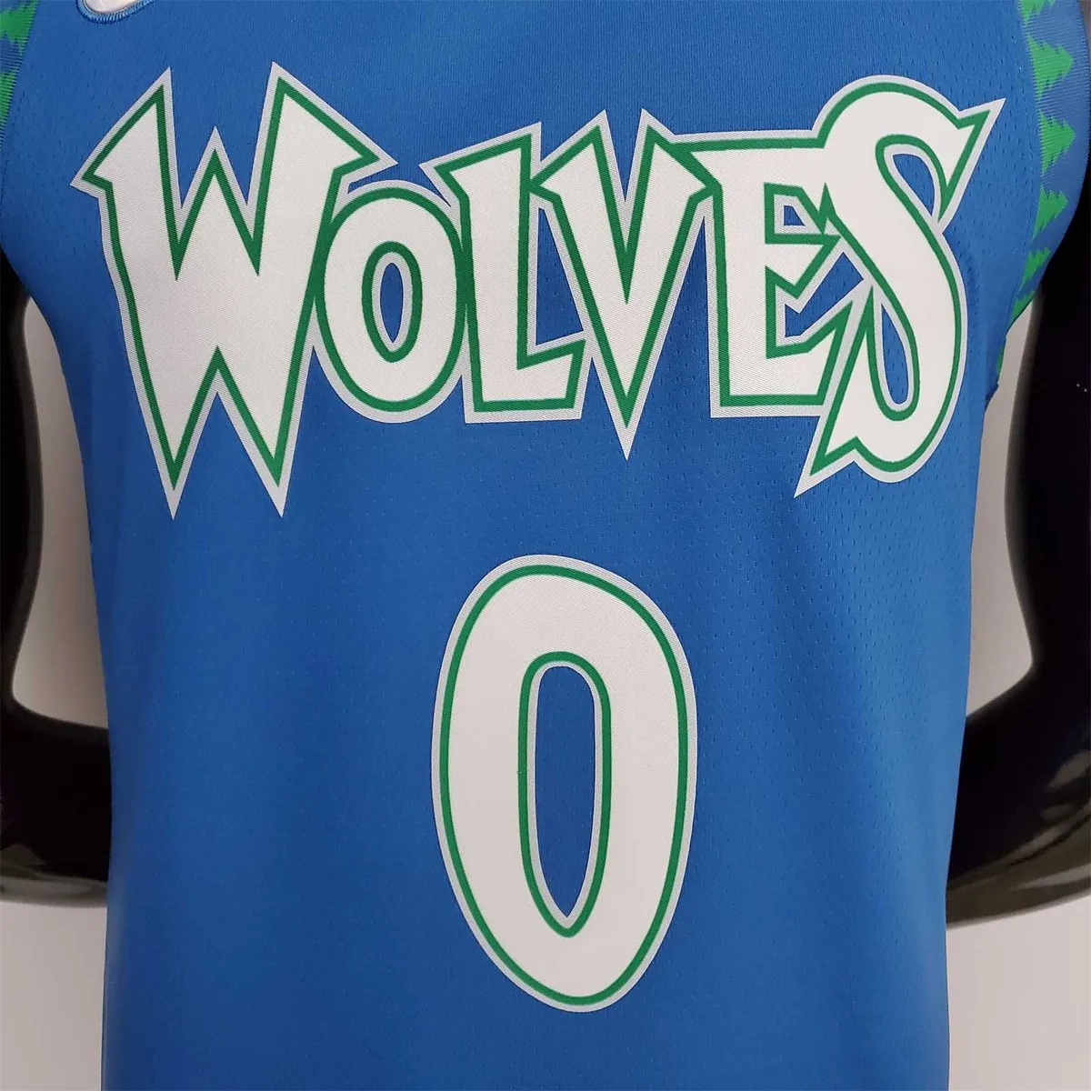 75th Anniversary 2202 Season RUSSELL#0 Minnesota Timberwolves City Edition Blue NBA Jersey 2