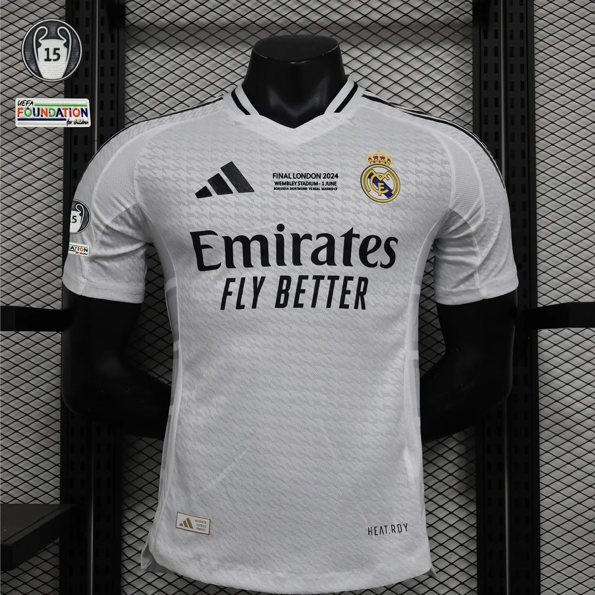 24-25 Real Madrid Home Kit Player Version Shirt With All Kind of Badges Soccer AAAAJerseys Yupo 24