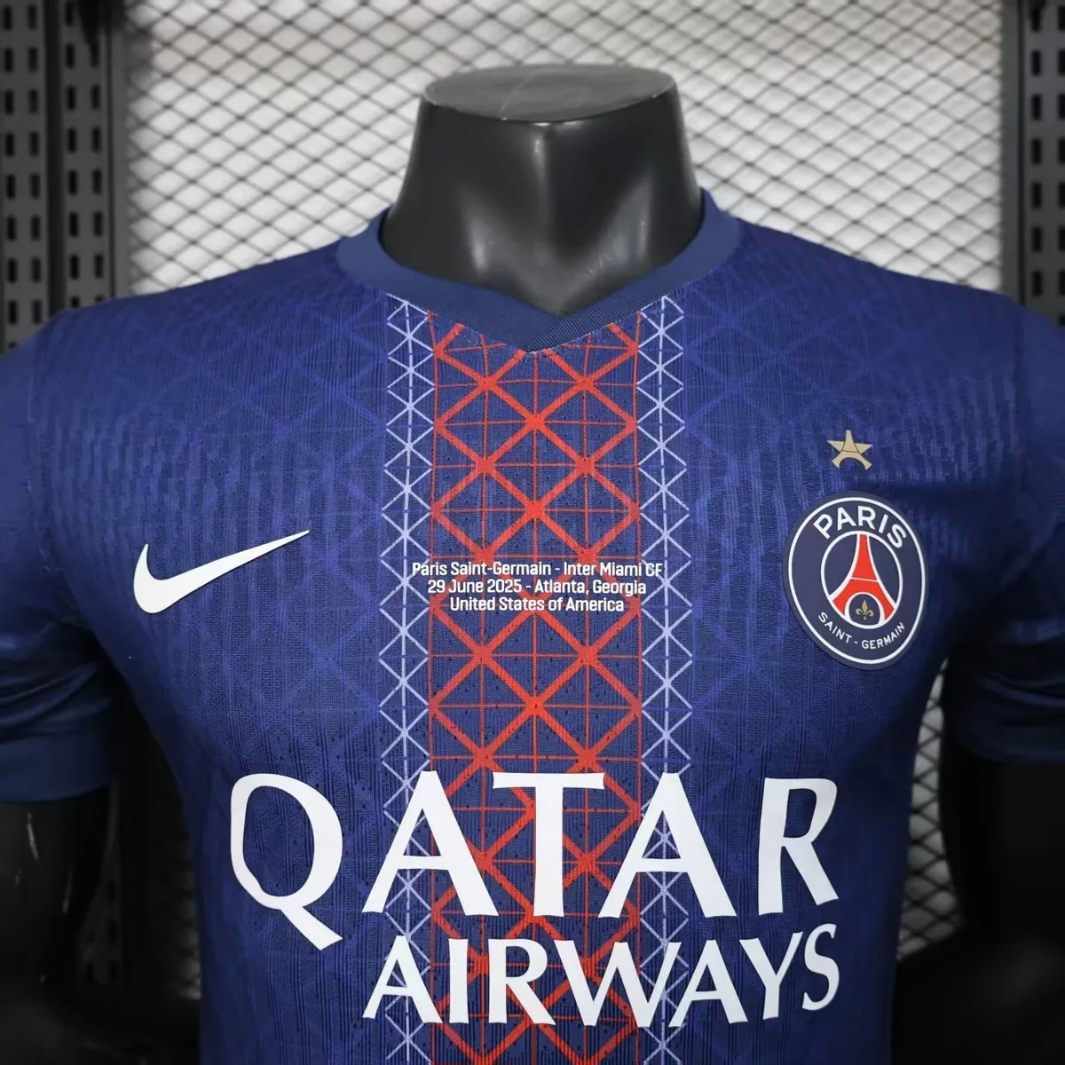 25-26 PSG Home Player Version été Kit（With Stars）Club World Cup Soccer AAAAJersey Yupoo 2