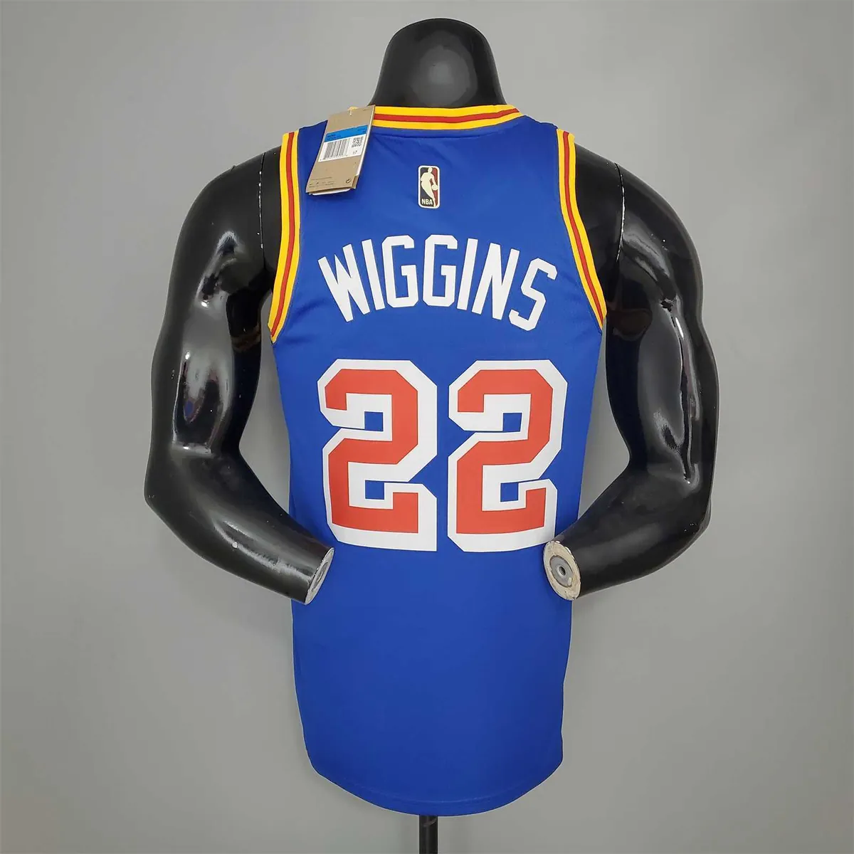 WIGGINS#22 75th Anniversary Warriors Blue 2