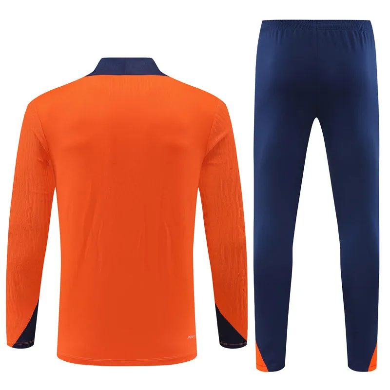 2024 Netherlands Player Long Sleeve Training Suit Football Shirts 1