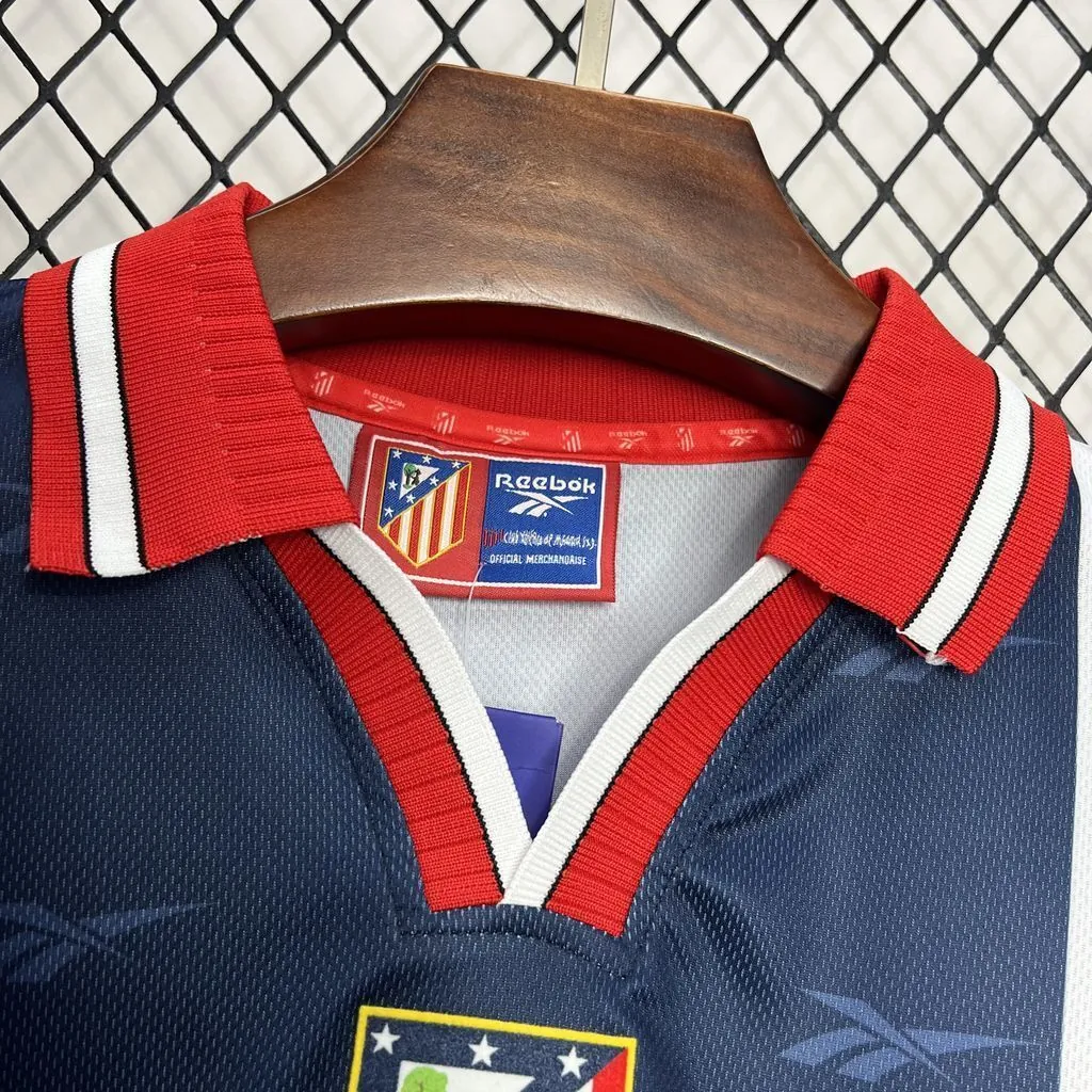 98-99 Atletico Madrid Away Retro Kit Vintage Shirt AAAAJersey Supplier Yupoo 4