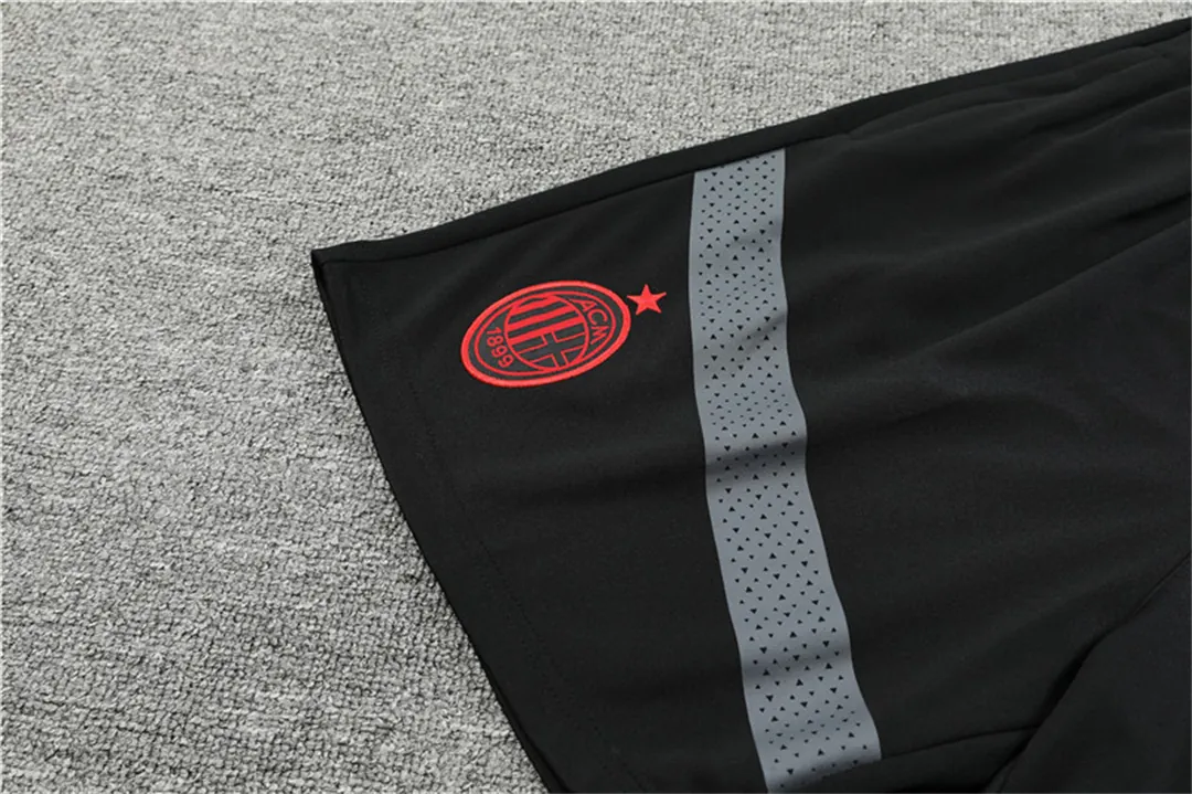 22-23 AC Milan Training Kit Black 9