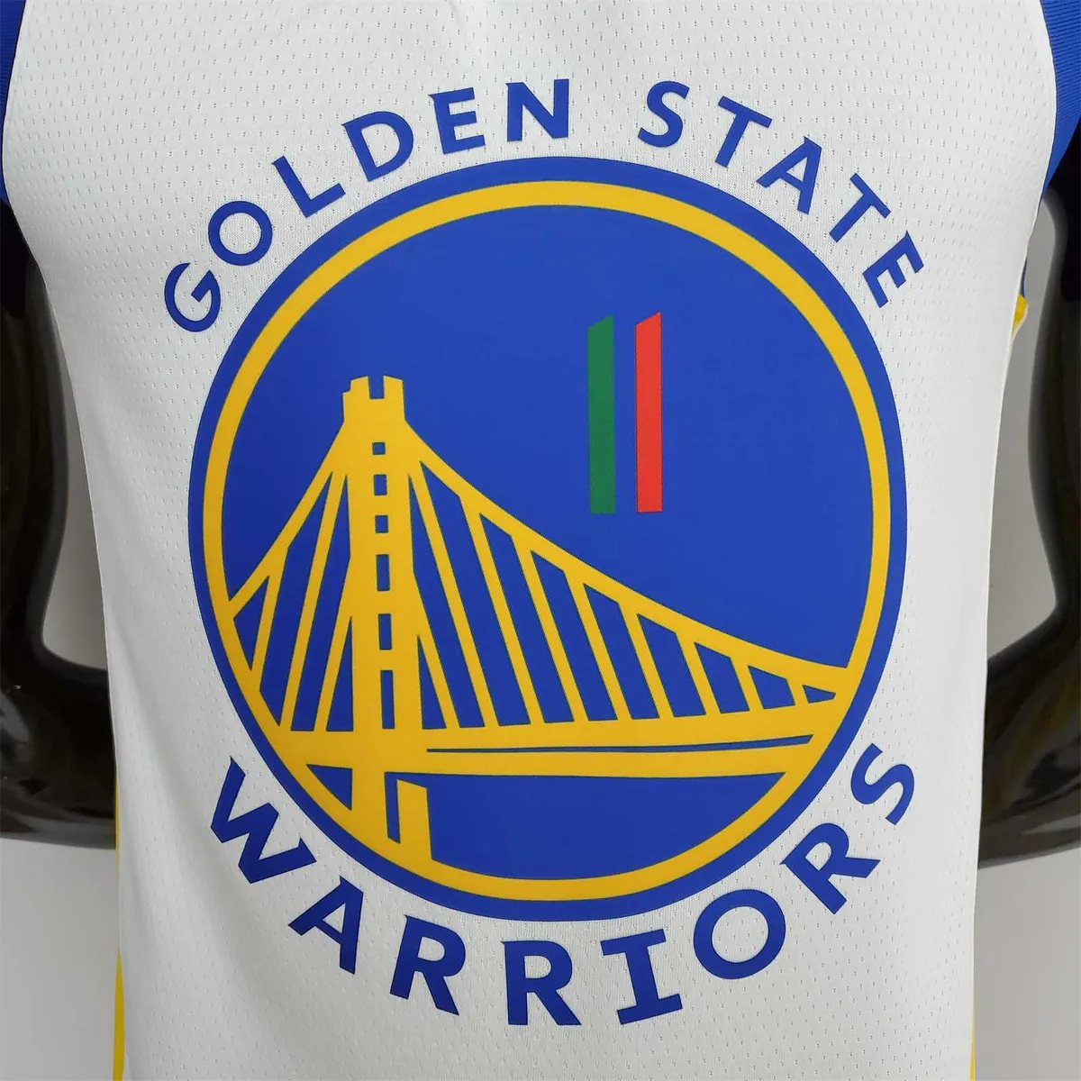 75th Anniversary Golden State Warriors Thompson #11 Mexico Edition White NBA Jersey 9