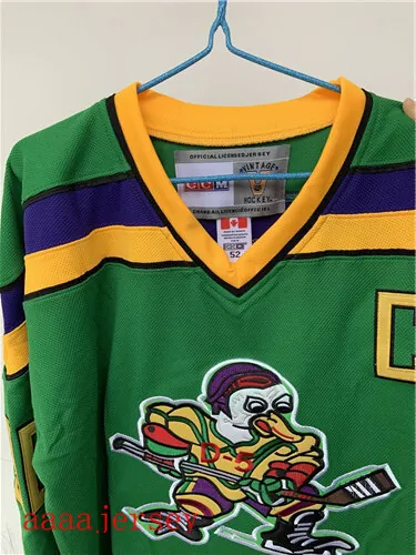 Anaheim Ducks retro ice hockey jersey M-3XL 阿纳海姆鸭队复古冰球服 4