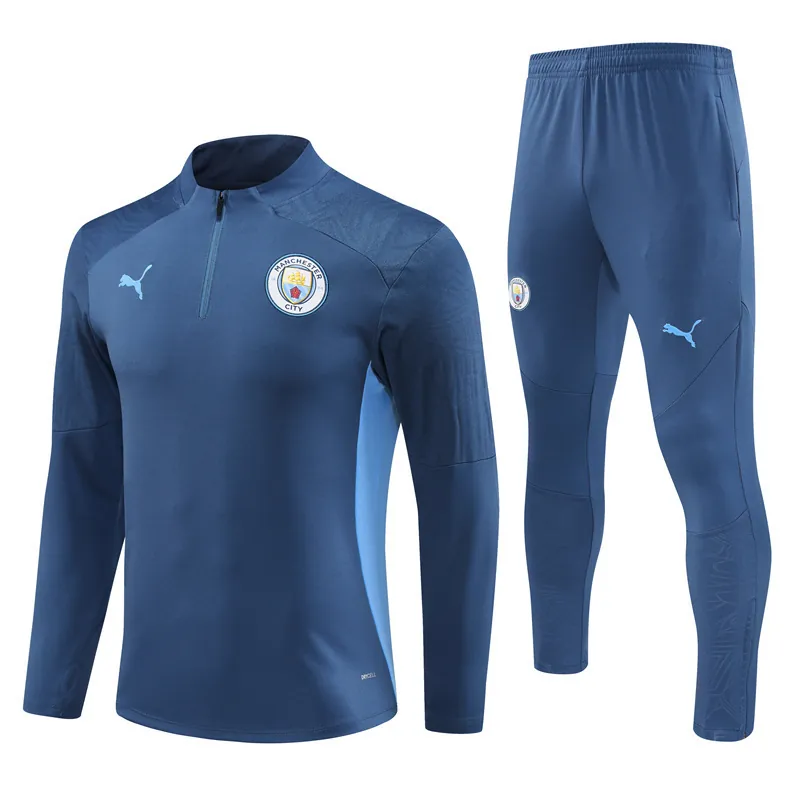 24-25 Manchester City Long Sleeve Training Suit Football Shirts 4
