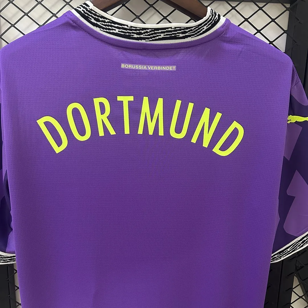 24-25 Dortmund Anniversary Culture Special Edition Purple Soccer T-Shirt AAAAJersey Dropship Yu 7