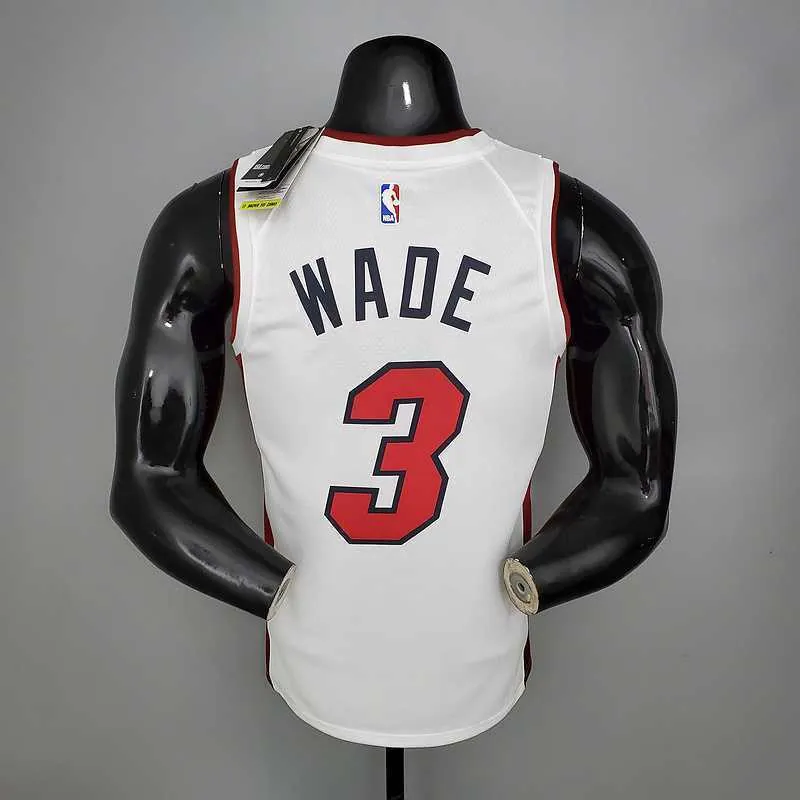 Miami Heat WADE#3 white 3