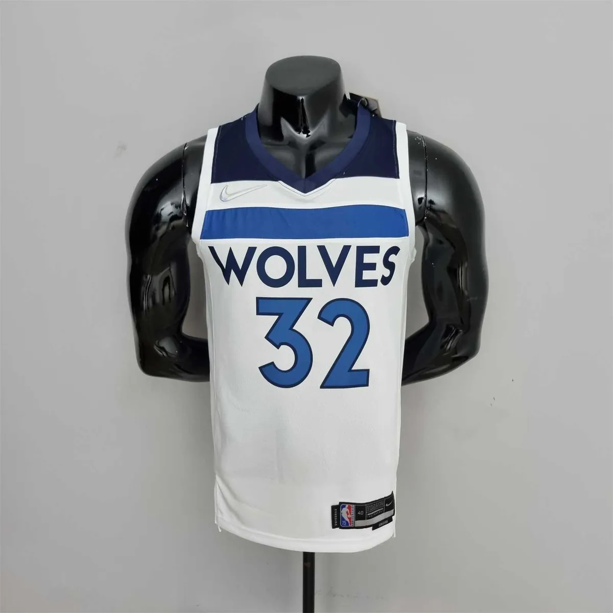75th Anniversary Minnesota Timberwolves TOWNS#32 Royal White NBA Jersey 9