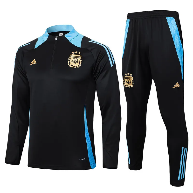2024 Argentina Long Sleeve Training Suit Football Shirts 3
