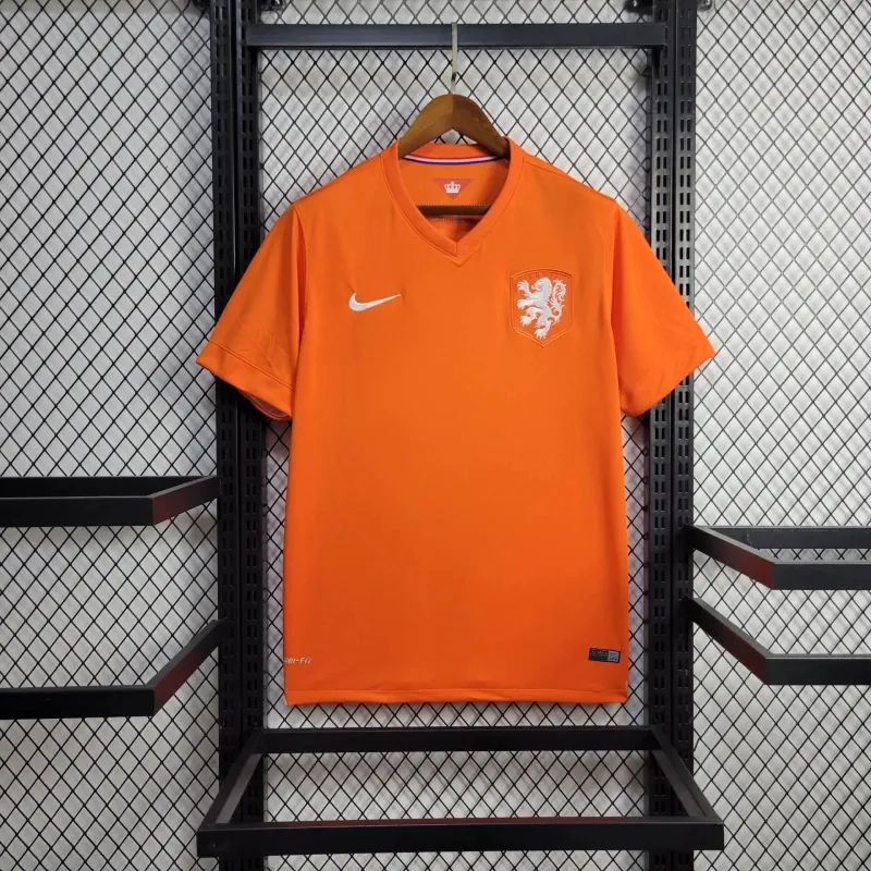 2014 Netherlands Home Retro Kit Vintage Shirt Soccer AAAAJersey Yupoo 5
