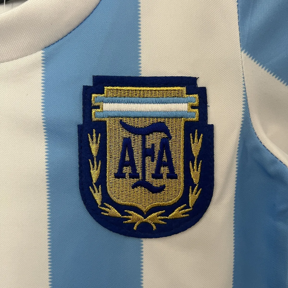 1986 Argentina Home Retro Kids Kits Children Sets Football AAAAJerseys Yupoo 7
