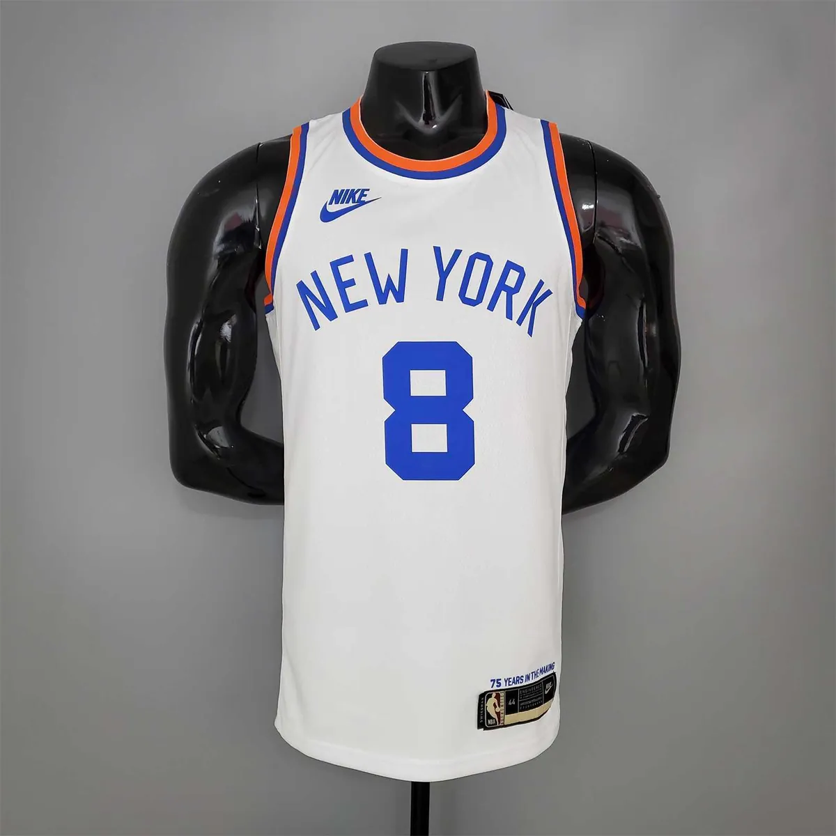 WALKER#8 75th Anniversary Knicks White 8