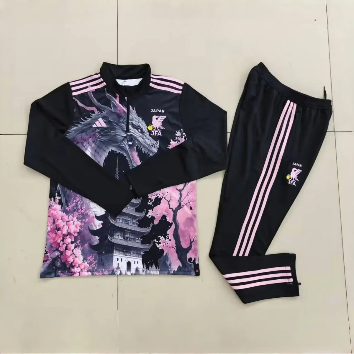 2024 Japan Prime Pink Dragon Special Long Sleeve Suits Football AAAAJersey Yupoo 2