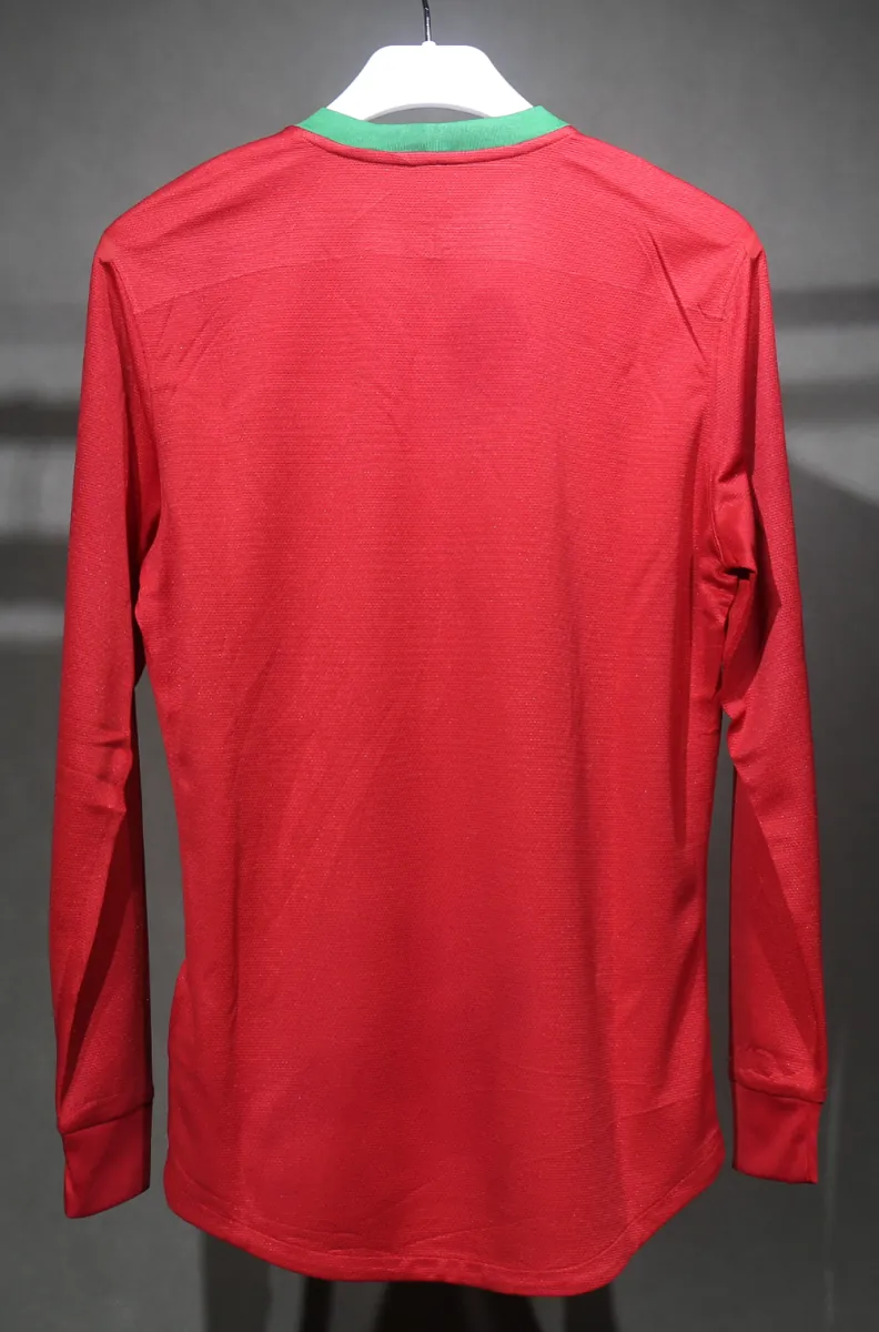 2012 Portugal Euro Cup Home Retro Kit Vintage Player Version Long Shirt AAAAJersey Dropship Yup 5