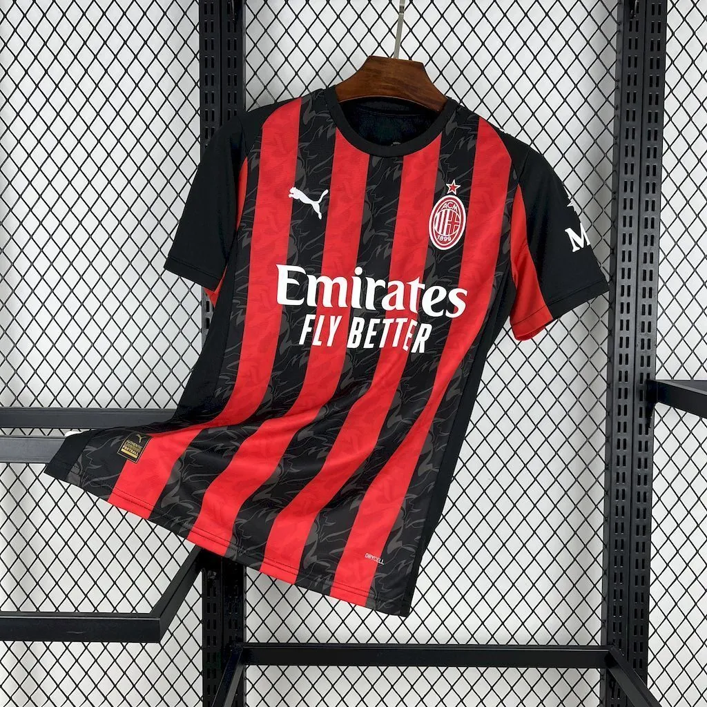 25-26 AC Milan Home Kit Soccer Uniforms AAAAJersey Supply Yupoo 7