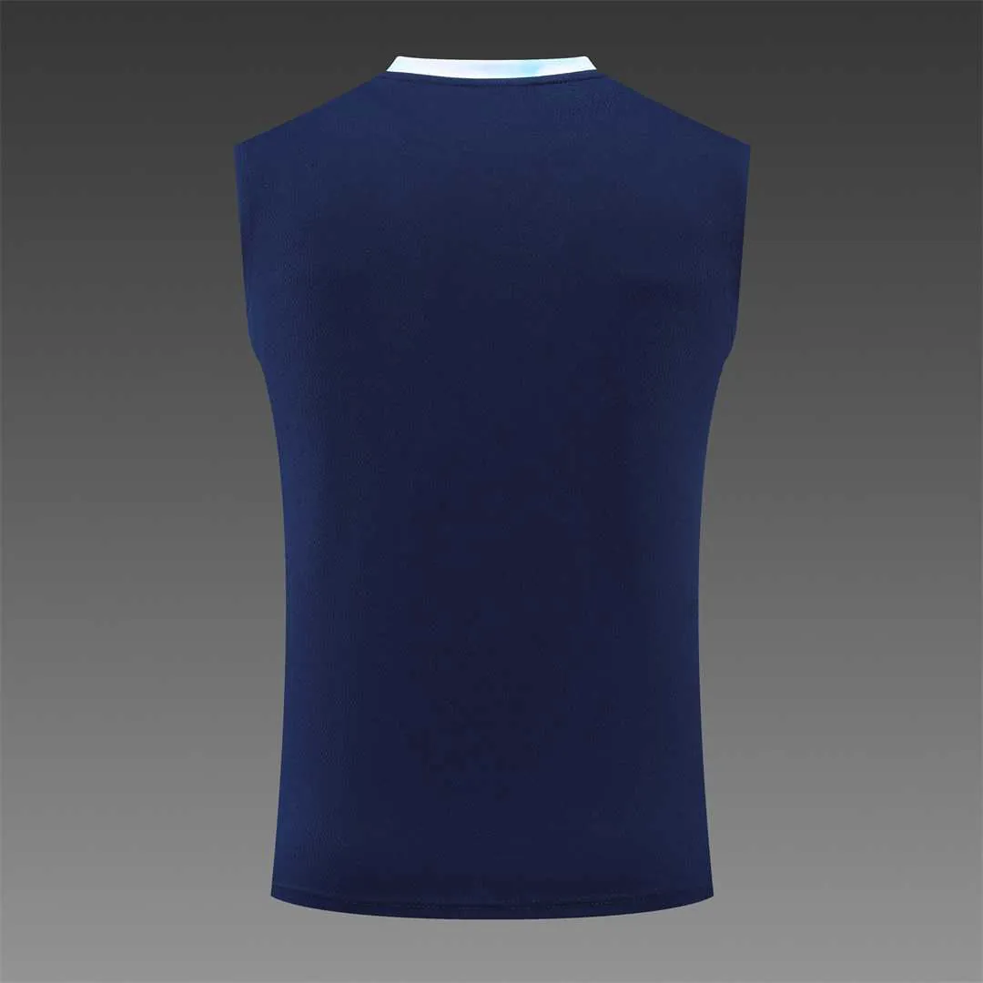 22-23 Manchester City vest training suit kit Royal Blue 4