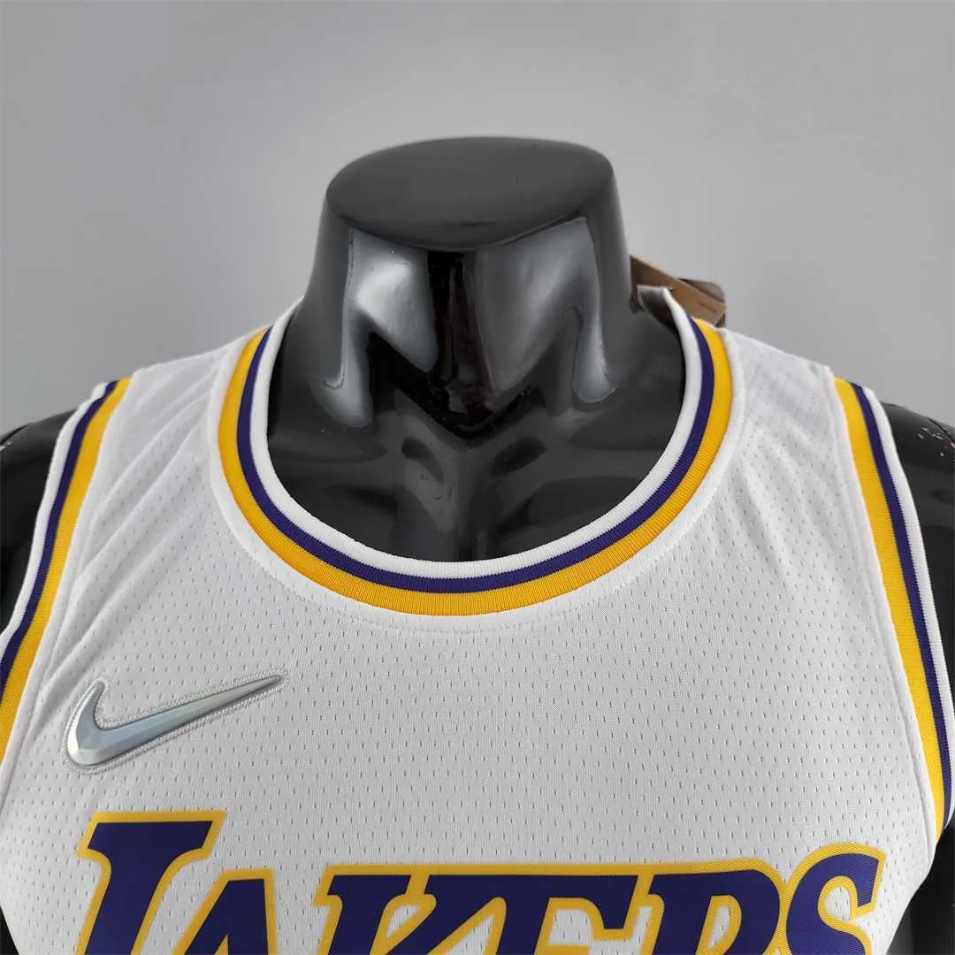 75th Anniversary IRVING #11 Los Angeles Lakers White NBA Jersey 7
