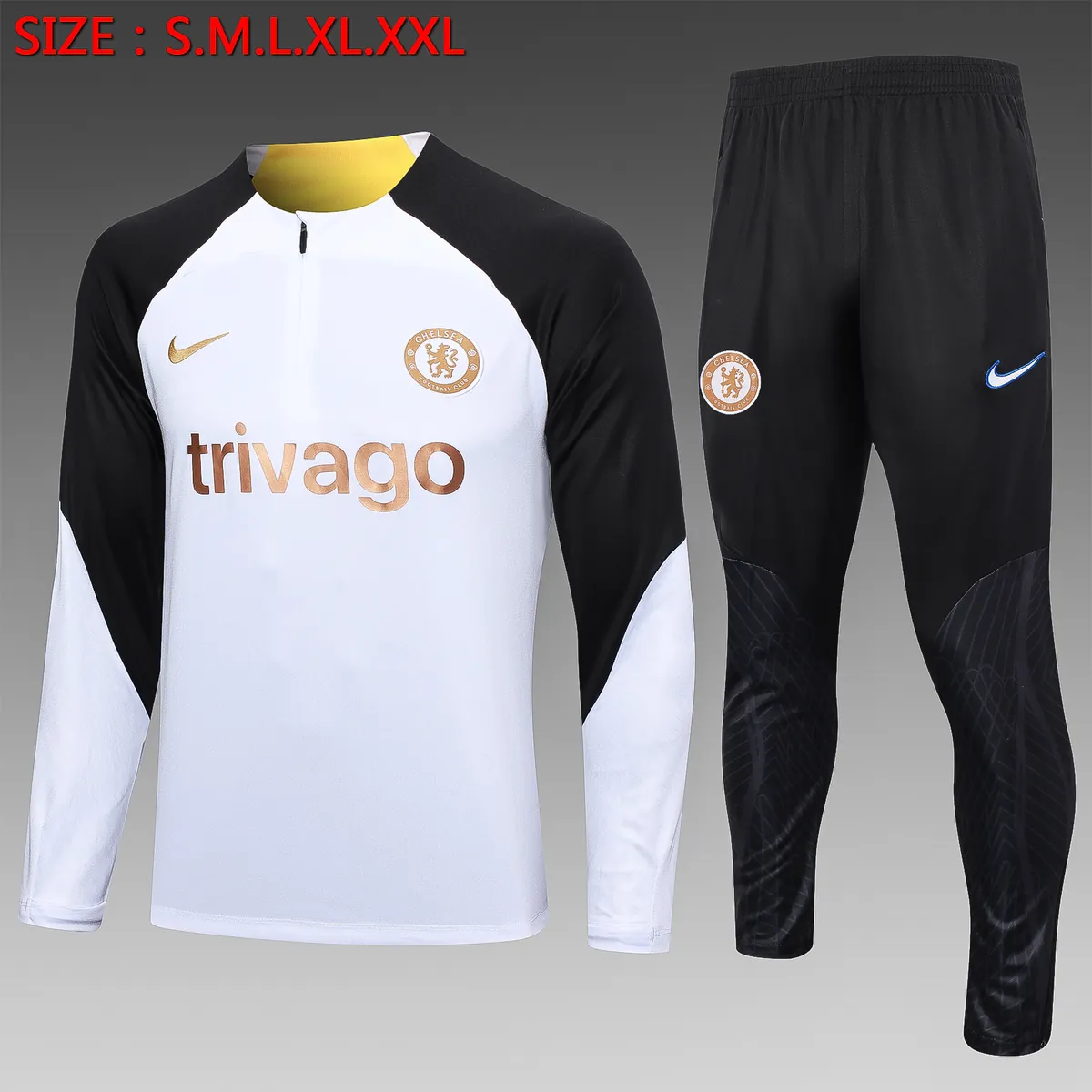 23-24 Chelsea Long Sleeve Training Suit Yupoo 2