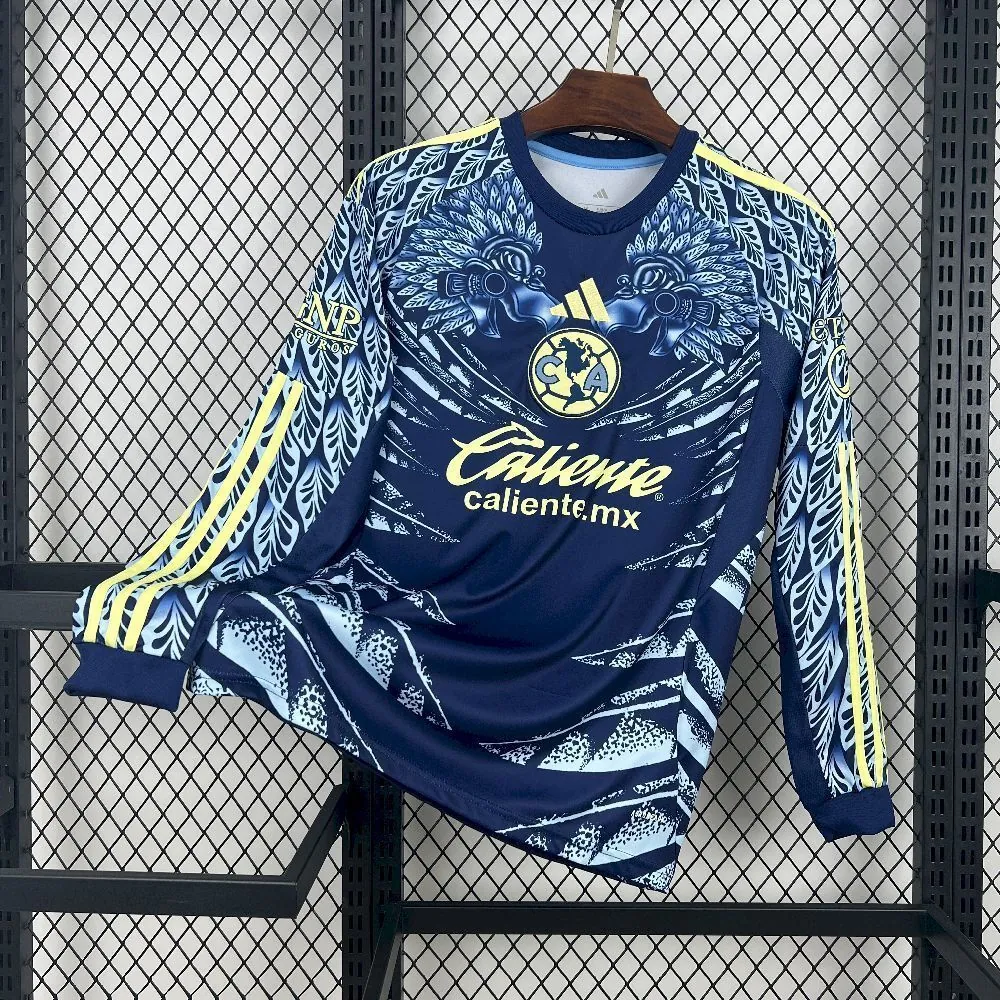 25-26 America Away Kit Soccer T-Shirt Long Sleeve AAAAJersey Supply Yupoo 5