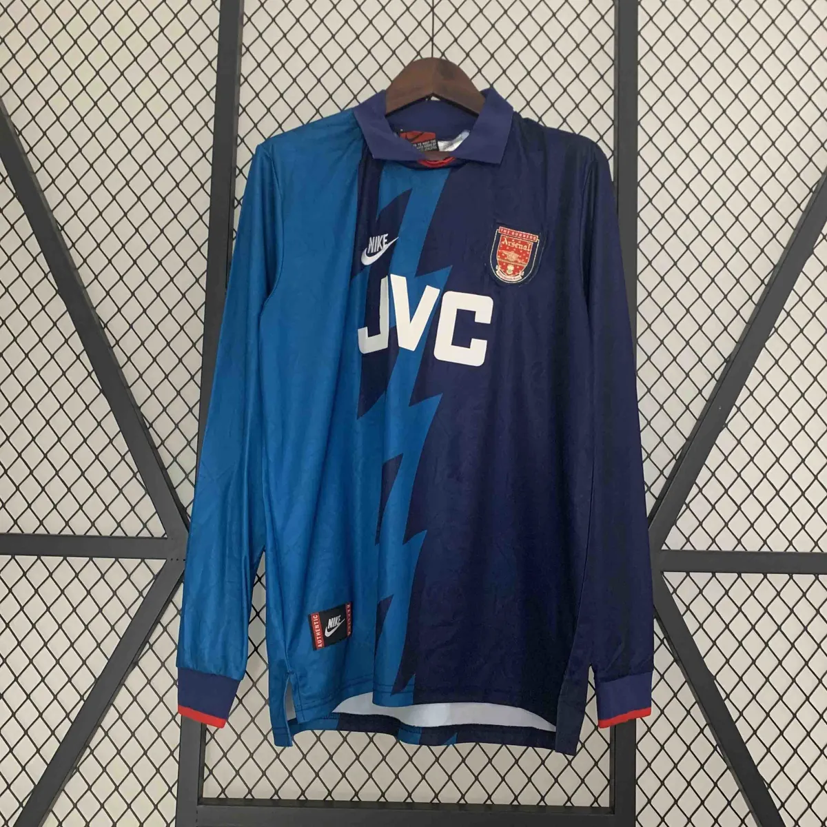 95-96 Retro Long sleeve Arsenal Away S-XXL 6