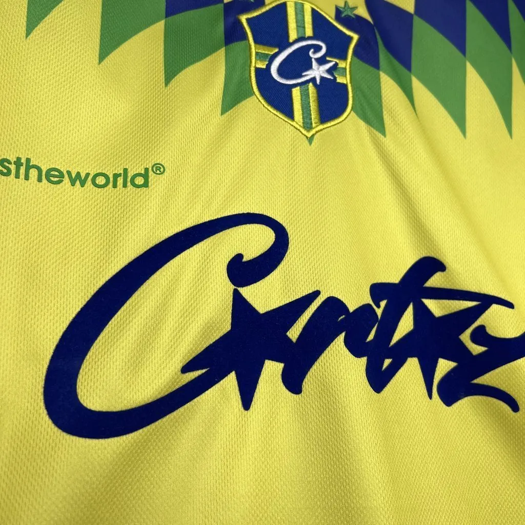 1995 Brazil Home Retro Corteiz Special Kit Vintage Shirt Soccer AAAAJersey Yupoo 1