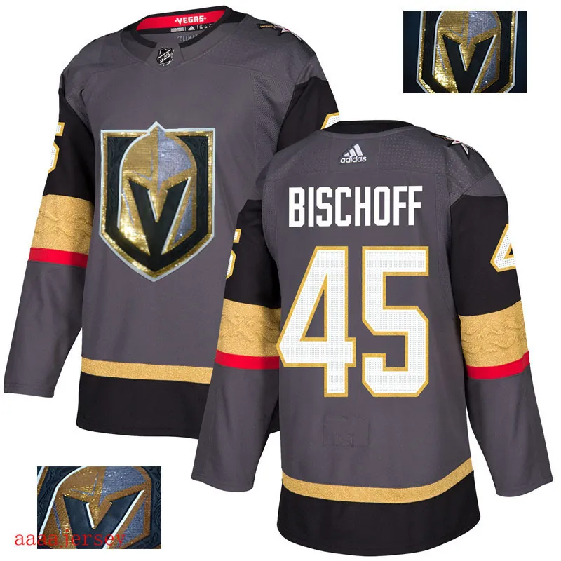 2018 Vegas Golden Knights ice hockey jersey M-3XL 维加斯金骑士队时尚亮片款冰球服 26