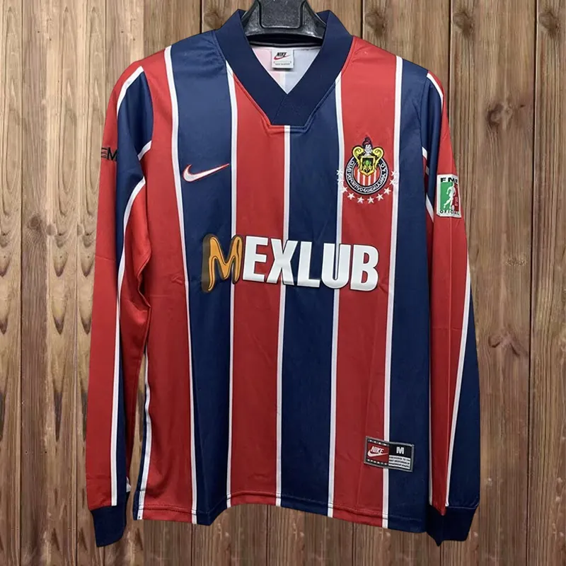 96-97 Chivas Away Retro Kit Long Sleeve Shirt Soccer AAAAJersey Yupoo 2