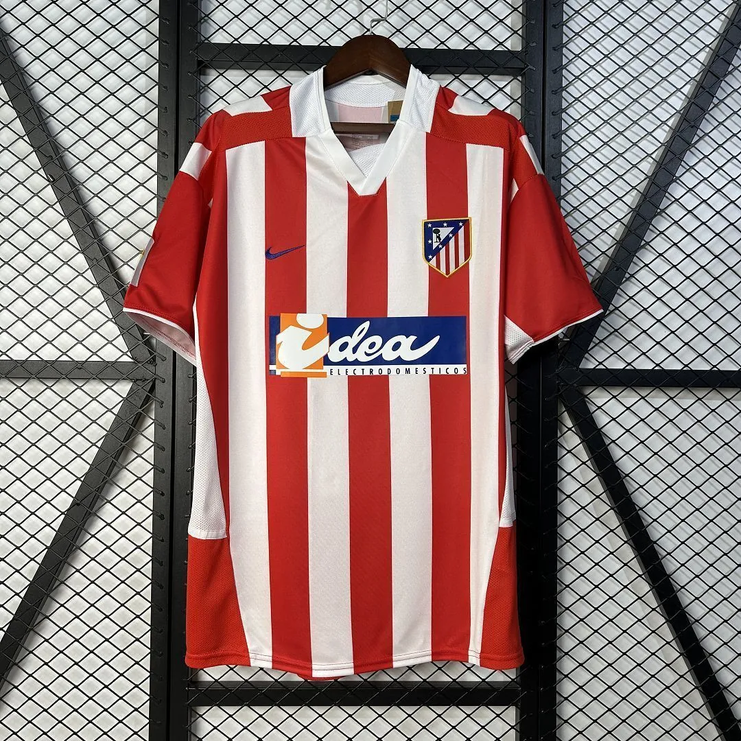 02-03 Atletico Madrid Home Retro Kit Vintage Shirt Soccer AAAAJersey Yupoo 8