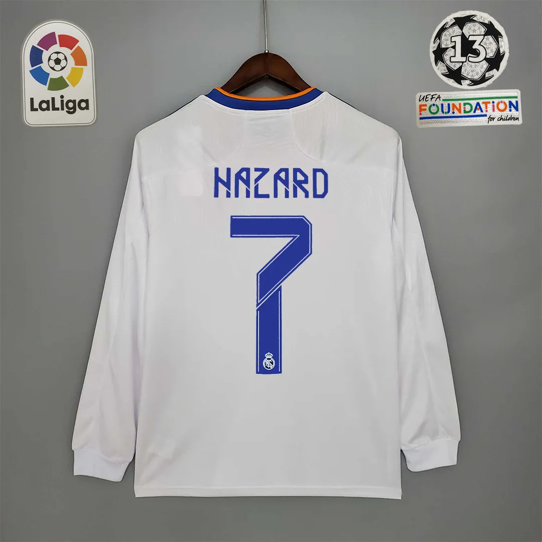 21-22 Real Madrid home long sleeve 9