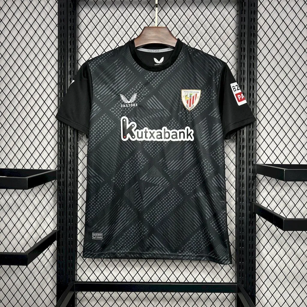 24-25 Athletic Bilbao Black Goalkeeper Shirt Soccer Uniforms Soccer AAAAJersey Yupoo 7