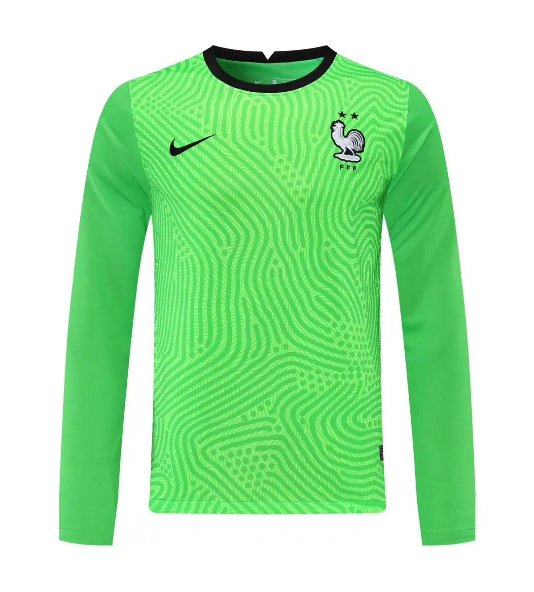 2021 France green goalkeeper long sleeve 18